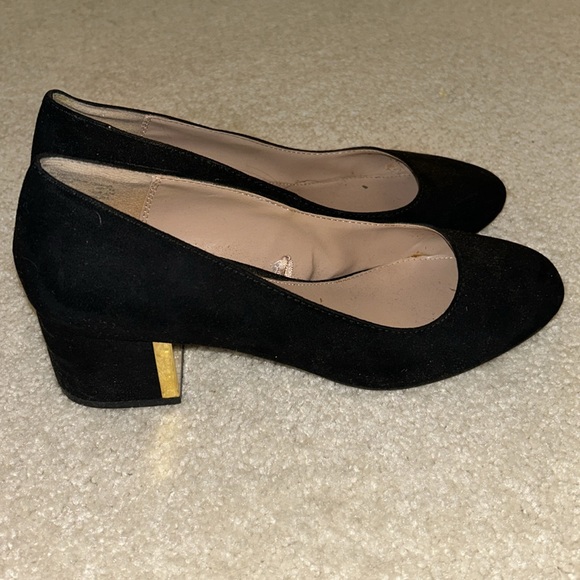 Fiona Black Heels with Gold Details - Picture 4 of 8